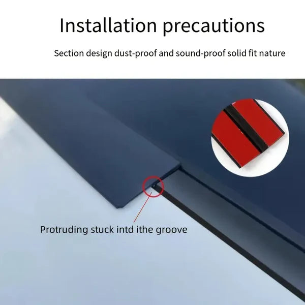 Car Windshield Edge Rubber Strip(13ft )