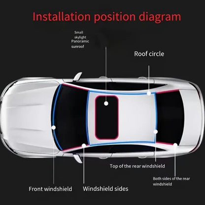 Car Windshield Edge Rubber Strip(13ft )