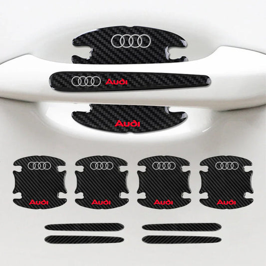Carbon Fiber Door Handle Protective Cover (8PCS)