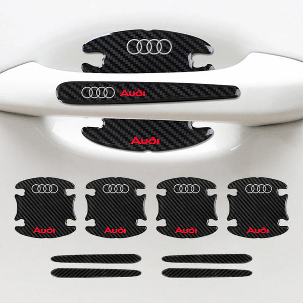 Carbon Fiber Door Handle Protective Cover (8PCS)