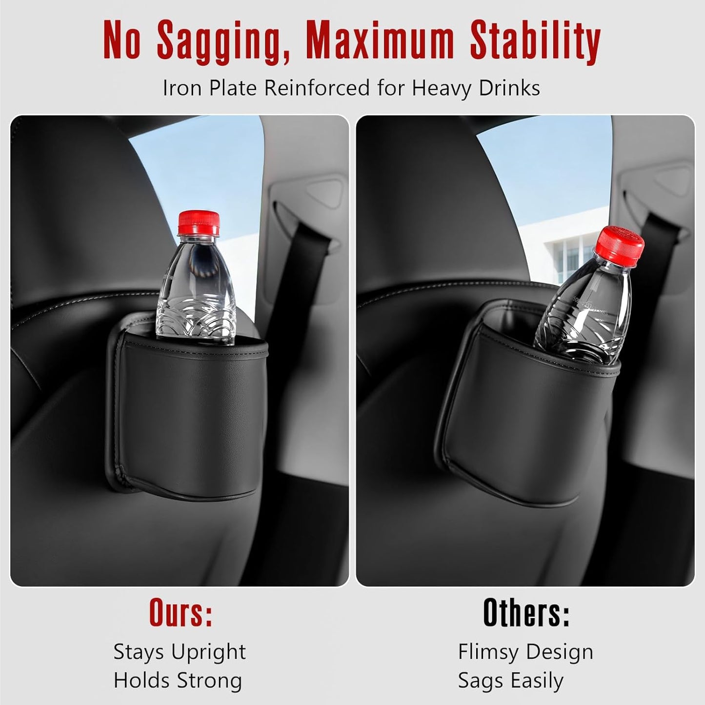 Leather Car Cup Holder