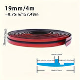 Car Windshield Edge Rubber Strip(13ft )