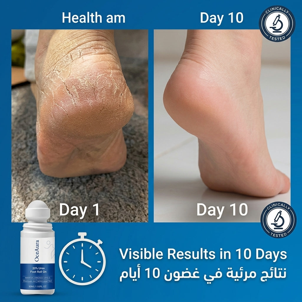 20% Urea Foot Roll On - 50 ml (Buy 1 Get 1 Free 🔥)